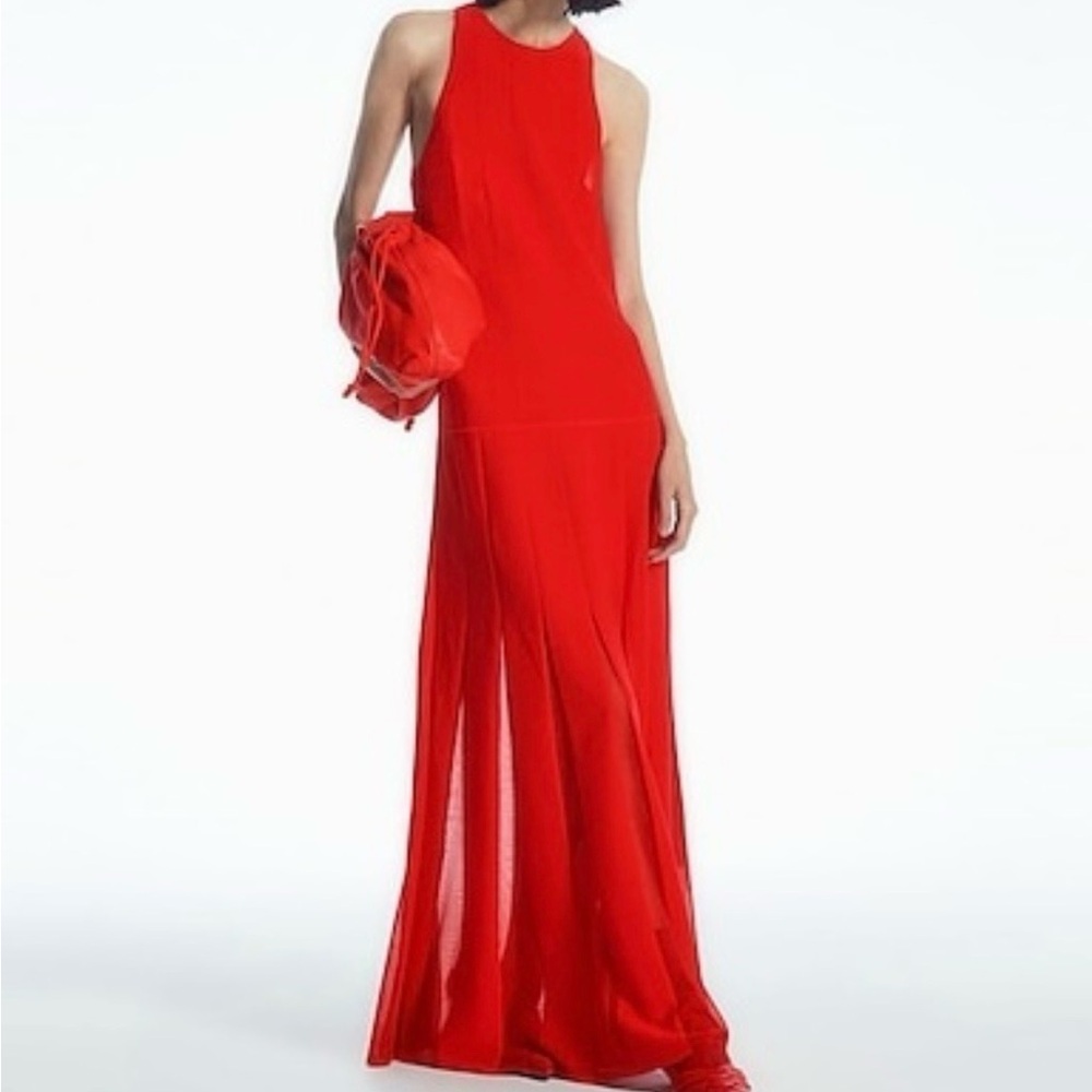 COS Vibrant Red Maxi Dress